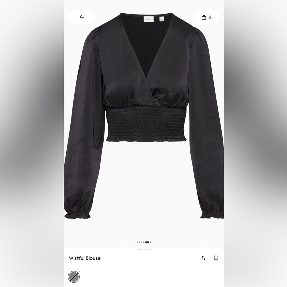 Wilfred Black Wistful Blouse